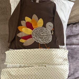 Mud Pie Chocolate Brown Thanksgiving Apparel